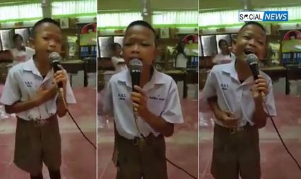 สุดยอดลูกคอขั้นเทพ! น้องพี ฉายาทศพลน้อย โชว์ร้องลูกทุ่ง ฟังแล้วขนลุก