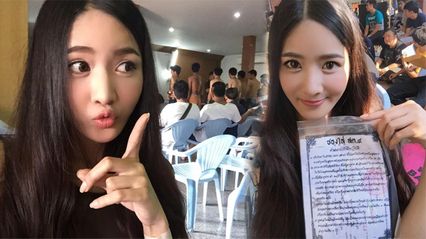 หนุ่มๆตาค้าง เมื่อน้องบุ้ค นางฟ้ามาเกณฑ์ทหาร แทบไม่เชื่อว่าเธอเคยเป็นผู้ชาย